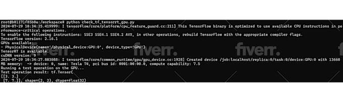 Tensorflow check muscular gpu